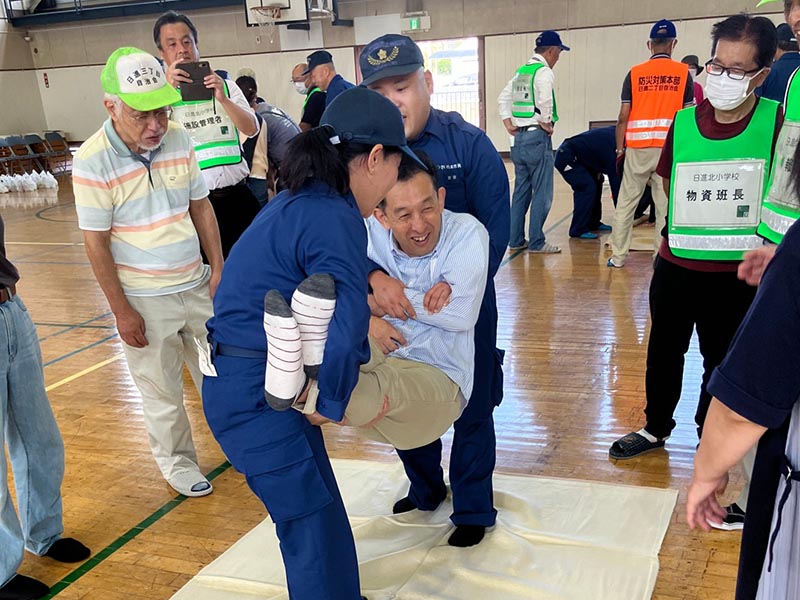 さいたま市避難所開設訓練