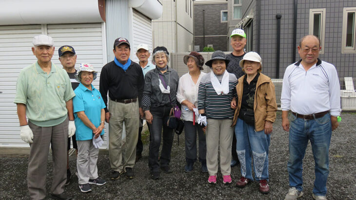 令和７年度 老人会との合同清掃を実施しました