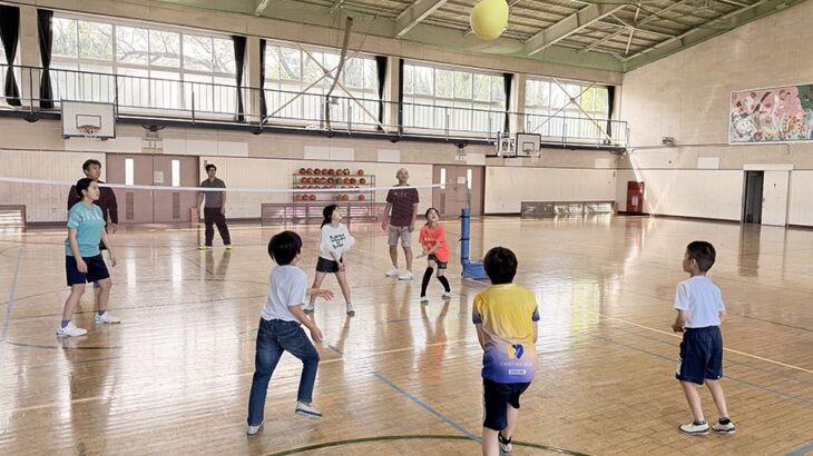 令和８年度（４月） ふらばーるバレー親子体験会を開催しました《こども未来部》