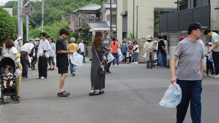 日進町３丁目自治会ゴミゼロキャンペーン