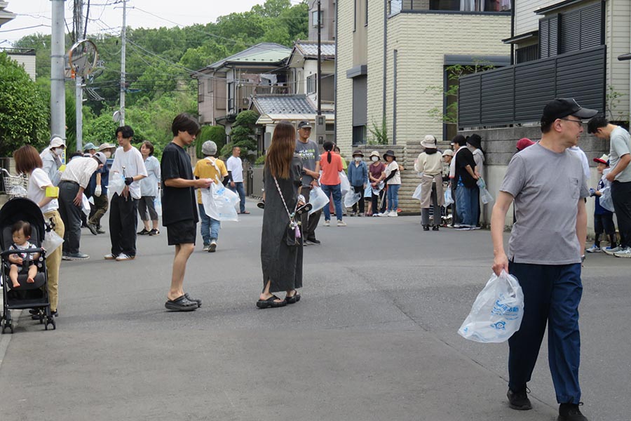 日進町３丁目自治会ゴミゼロキャンペーン
