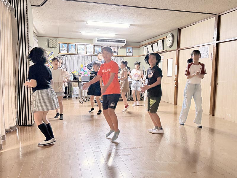 日進町3丁目自治会こども未来部 夏休みの宿題&盆踊り練習
